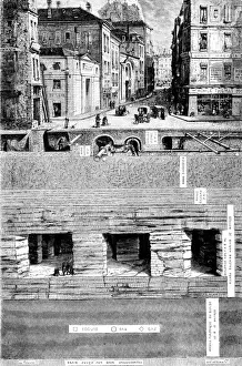 Catacombs Prints: Paris, France - General View beneath the streets