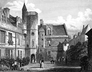 Jardin Prints: Paris, France - Hotel de Cluny