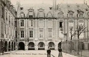 Hugo Prints: Paris, France - La Maison de Victor Hugo - Place Royale
