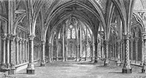 Eglise Prints: Paris, France - La Sainte Chapelle, The Crypt
