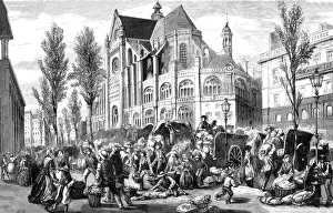 Parisians Prints: Paris, France - Les Halles et Saint Eustache
