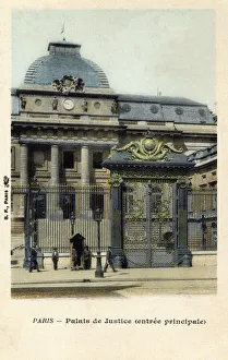 Imposing Gallery: Paris, France - Palais de Justice - Main Entrance