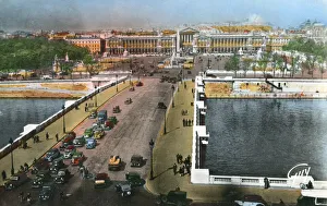 Images Dated 12th March 2019: Paris, France - Pont et Place de la Concorde