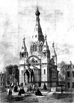 Represented Prints: Paris, France - Russian Church opened