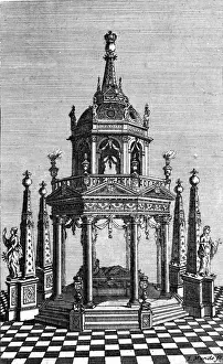 Eglise Prints: Paris, France - Saint Denis, Monument of Marie de Modene