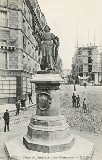 Images Dated 12th August 2019: Paris, France - Statue of Joan of Arc by Chartrousse