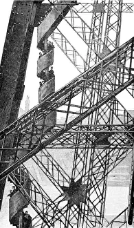 Paris, France - Tour Eiffel, Construction