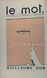 Images Dated 25th February 2009: Paris: Le Mot 1914-1915 Bound folio