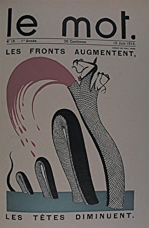 Images Dated 25th February 2009: Paris: Le Mot 1914-1915 Bound folio