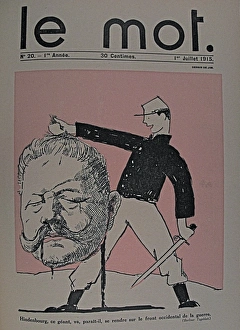 Images Dated 25th February 2009: Paris: Le Mot 1914-1915 Bound folio