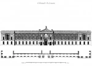C 1760 Prints: Paris / Louvre C1760