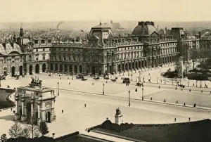 Court Yard Prints: Paris Louvre C19