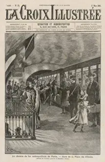 Paris Metro Station