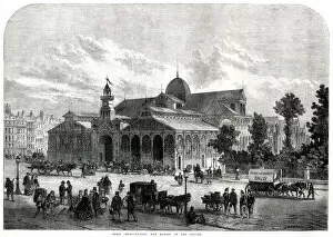 Images Dated 8th August 2018: Paris new market of Temple 1865