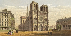 Images Dated 10th October 2012: Paris / Notre Dame C1855