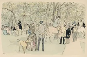 PARIS / PARK / BOULOGNE 1890