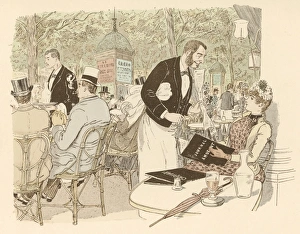 Paris Pavement Cafe 1890