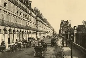 Tuileries Prints: Paris Rue De Rivoli