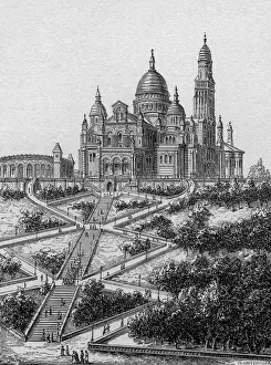 Coeur Prints: PARIS / SACRE COEUR 1889