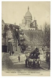 Sightseers Gallery: Paris / Sacre Coeur 1907