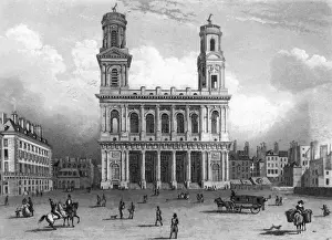 Baudelaire Prints: Paris Saint Sulpice