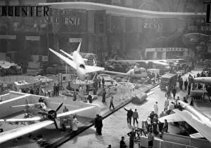Paris Salon Aeronautique 1949 general view at Grand Palais