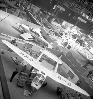 Paris Salon Aeronautique 1949 general view at Grand Palais