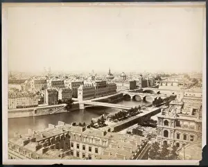 C1890 Prints: Paris / Seine / Cite C1890