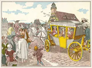 Cinq Prints: Paris Five Sous Carriage