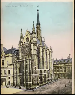 Churches Prints: Paris / St Chapelle C1905