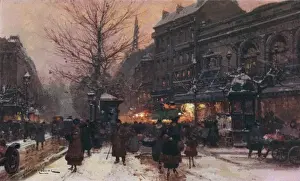 Paris / Street / Snow 1925