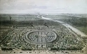 Champ Prints: Paris Universal Exhibition o 1867. Panoramic