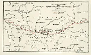 Zurich Prints: Paris-Vienna and Gordon-Bennett Cup Races