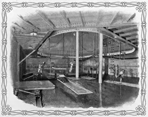 Gymnasium Prints: Paris YMCA gym