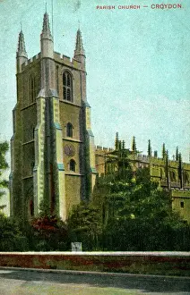 Parish Prints: Parish Church, Croydon, Surrey