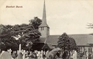 Gravestones Prints: Parish Church of St Mary the Virgin, Shenfield, Essex