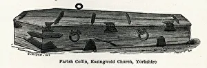 Parish coffin, Easingwold Church, Yorkshire