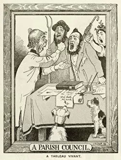 1895 Collection: Parish Council Cartoon