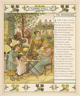 Tidy Prints: Parisian Flower Seller