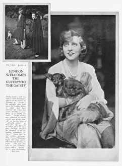 Appearing Gallery: The Parisian performers Sacha Guitry and his wife