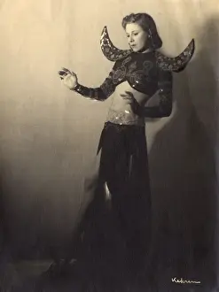 Siamese Prints: Parisian stage entertainer in (vaguely!) Siamese costume