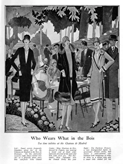 Images Dated 9th October 2014: Parisian Tea Time frocks, 1927