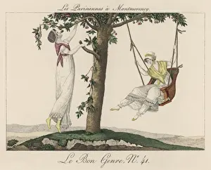 Voluminous Prints: PARISIENNE SWINGS C. 1810