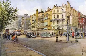 Mansions Prints: Park Lane in 1938