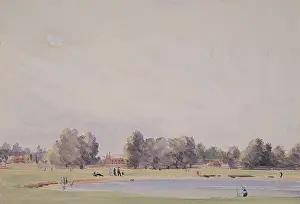 A Park with a Pond