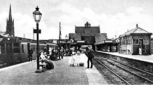 Park Railway Station, Birkenhead early 1900's