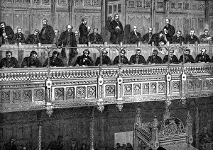 Reporters Prints: Parliament reporters gallery 1882
