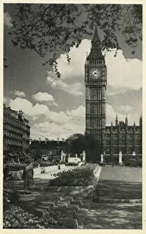 Parliament Square and Big Ben, London