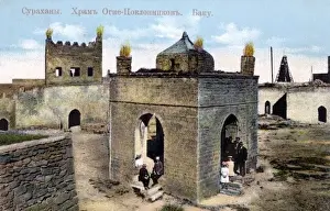 Parsi Fire Temple in Baku, Azerbaijan