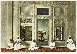 Worship Collection: Parsi Fire Temple - Bombay - Zoroastrians